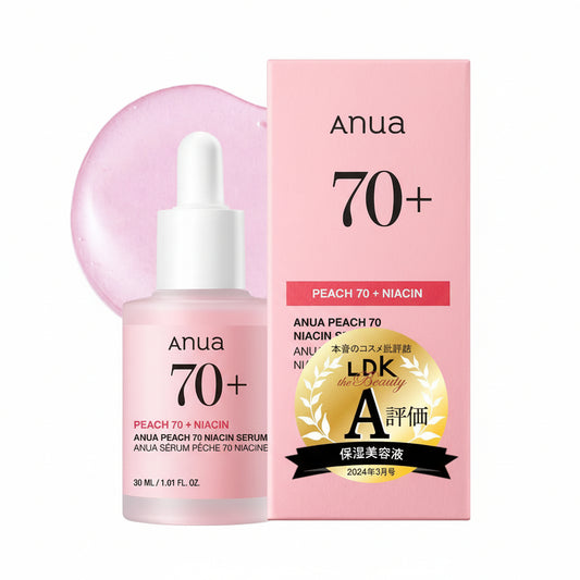 Peach Niacin Serum 70 Niacin Serum, 1.0 fl oz (30 ml), Beauty Essence